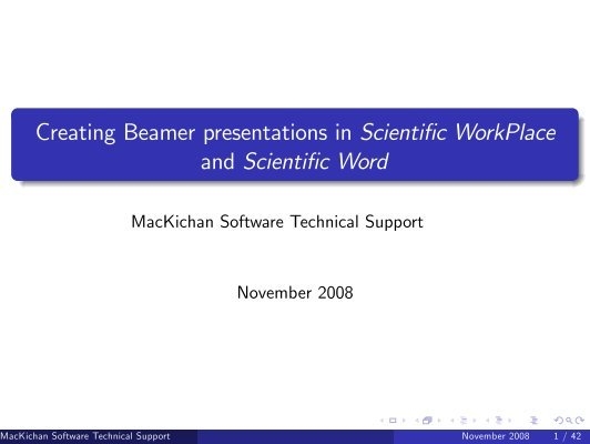 Beamer Scientific Workplace Download